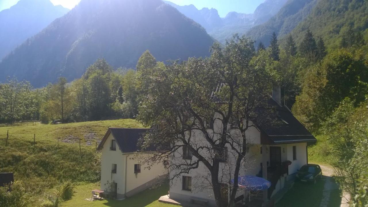 Apartment Pretner, Lepena Soča Eksteriør billede