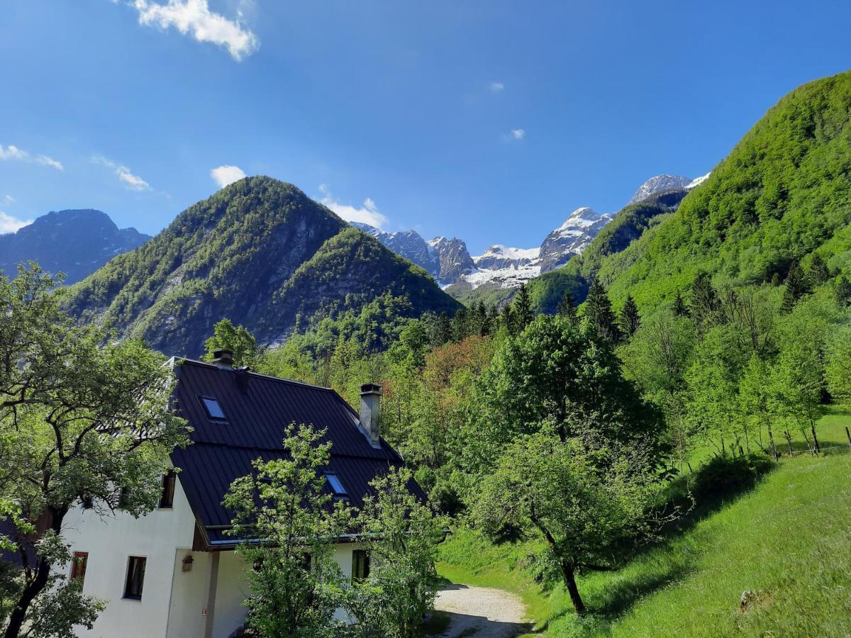 Apartment Pretner, Lepena Soča Eksteriør billede