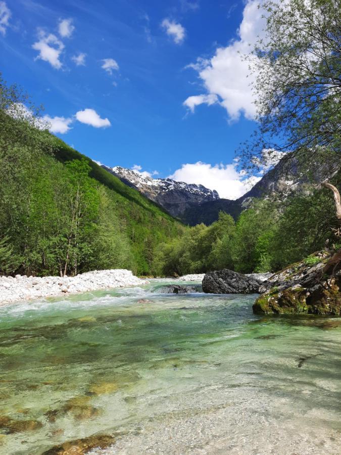 Apartment Pretner, Lepena Soča Eksteriør billede
